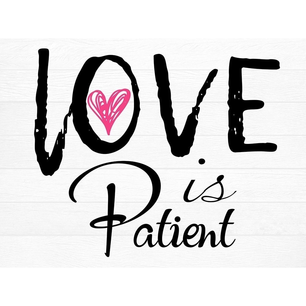 Love Is Patient Poster Print by Sheldon Lewis-VARPDXSLBRC861A Image 1