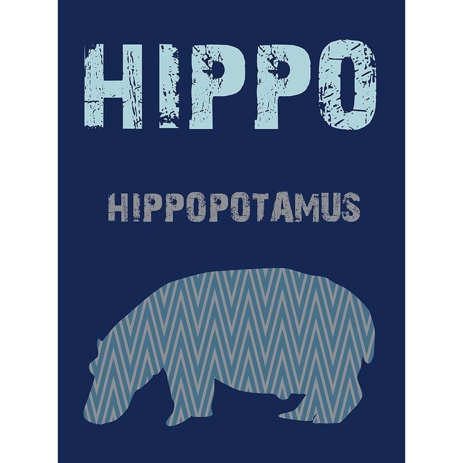 Hippo Poster Print by Sheldon Lewis-VARPDXSLBRC885B Image 1