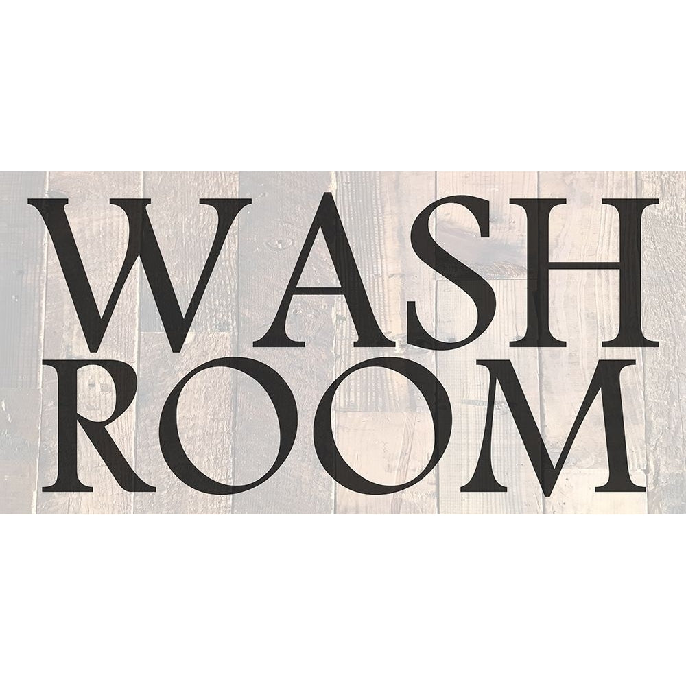 Washroom Poster Print by Sheldon Lewis-VARPDXSLBRN008A Image 1