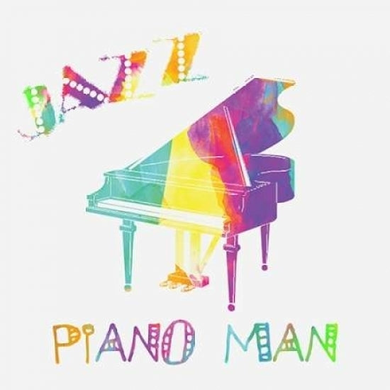 Piano Man Poster Print by Sheldon Lewis-VARPDXSLBSQ243A Image 1