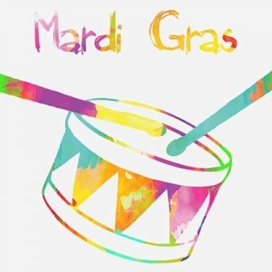 Mardi Gras Poster Print by Sheldon Lewis-VARPDXSLBSQ243C Image 2