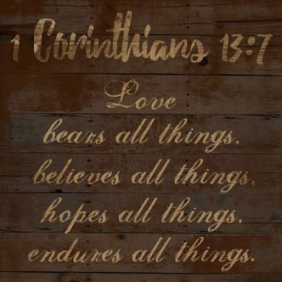 Corinthians 13-7 Poster Print by Sheldon Lewis-VARPDXSLBSQ253A Image 2