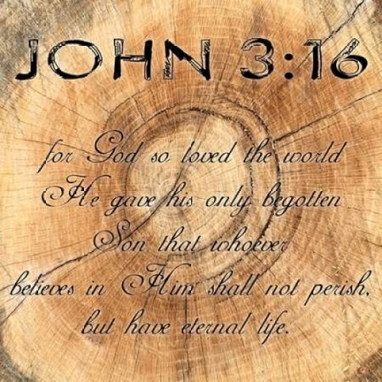 John 3-16 Poster Print by Sheldon Lewis-VARPDXSLBSQ252A Image 1