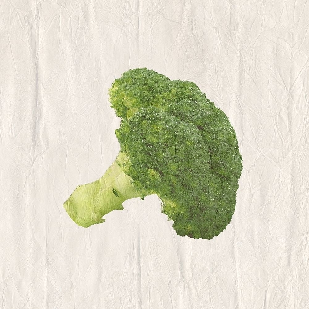 Broccoli Poster Print by Sheldon Lewis-VARPDXSLBSQ707C Image 1