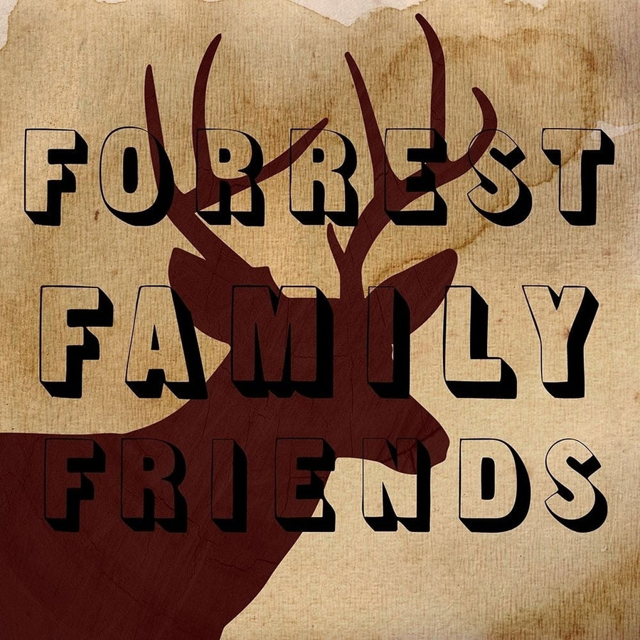 Forrest Family Friends Poster Print by Sheldon Lewis-VARPDXSLBSQ721B Image 1