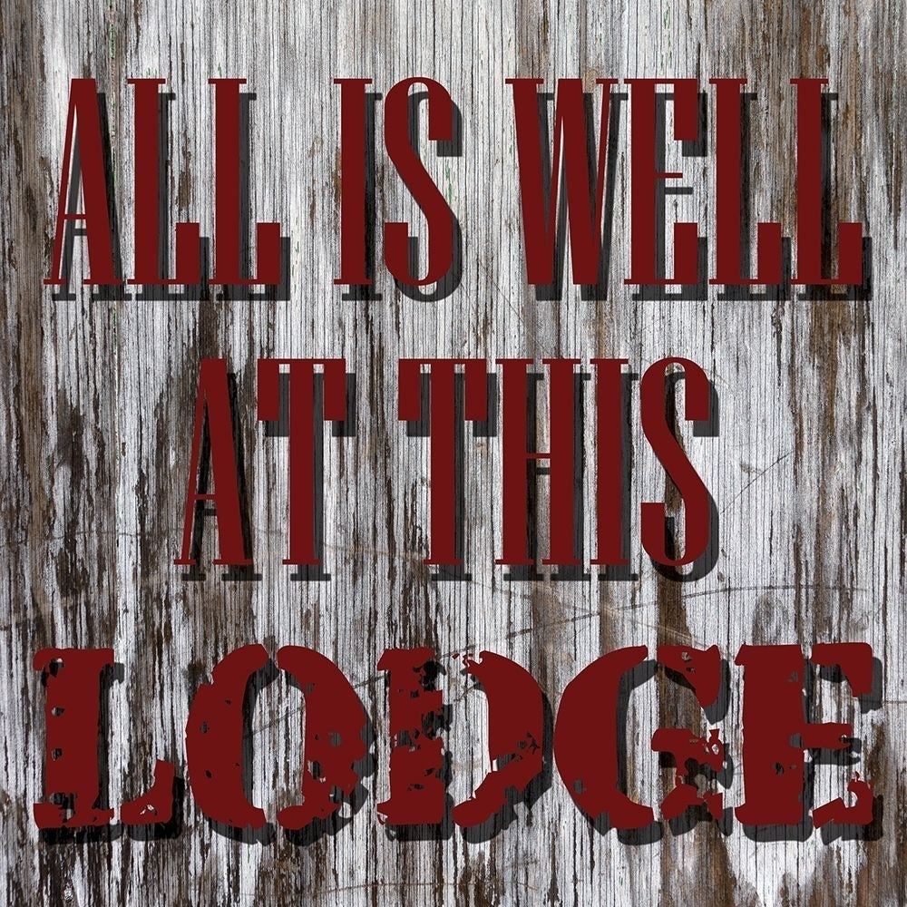 At This Lodge Poster Print by Sheldon Lewis-VARPDXSLBSQ726A Image 1