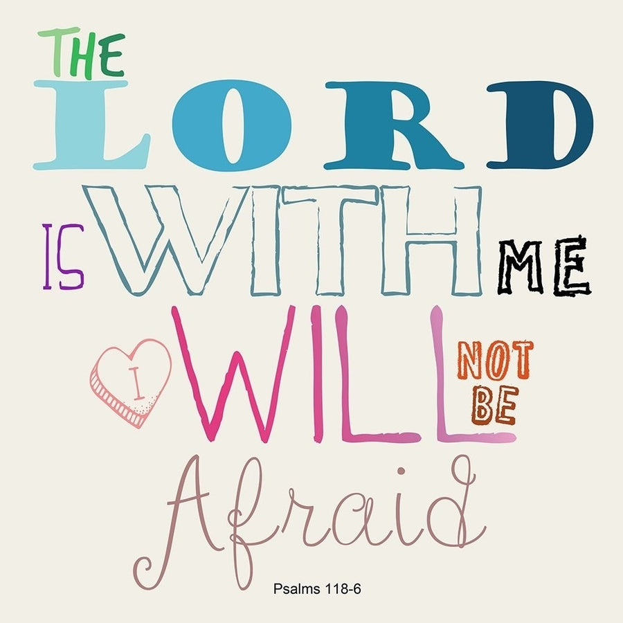 Psalms 118-6 Poster Print by Sheldon Lewis-VARPDXSLBSQ728A Image 1