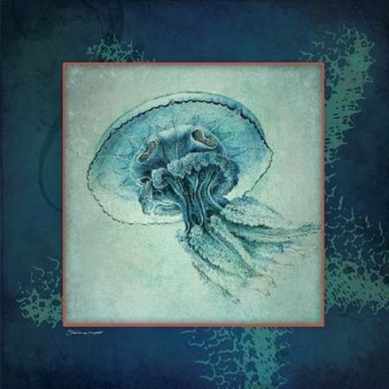 Jellyfish Poster Print by Stephanie Marrott-VARPDXSM10116 Image 1