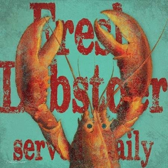 Lobster Dinner Poster Print by Stephanie Marrott-VARPDXSM10136 Image 1