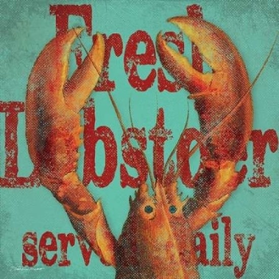 Lobster Dinner Poster Print by Stephanie Marrott-VARPDXSM10136 Image 1