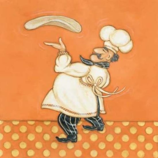 Pizza Chef Poster Print by Stephanie Marrott-VARPDXSM104 Image 1