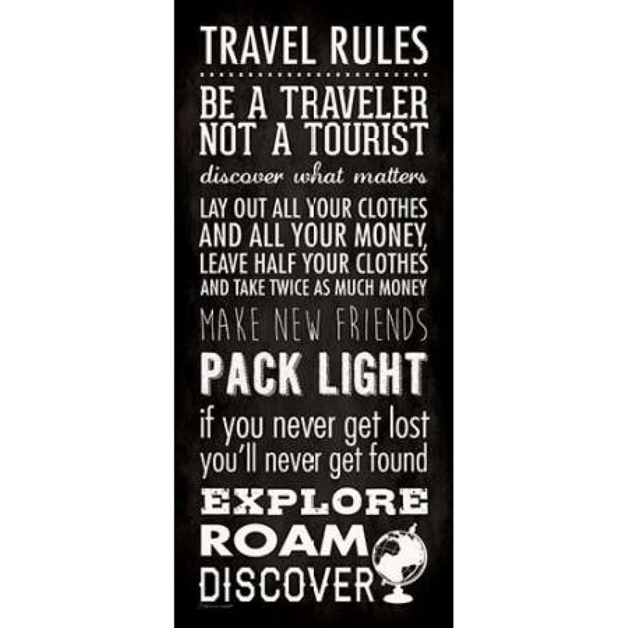 Travel Rules I Poster Print by Stephanie Marrott-VARPDXSM10575 Image 1