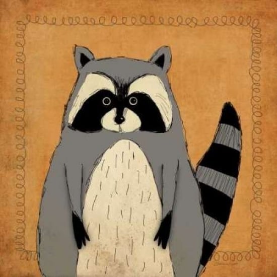 Raccoon Poster Print by Stephanie Marrott-VARPDXSM10582 Image 2