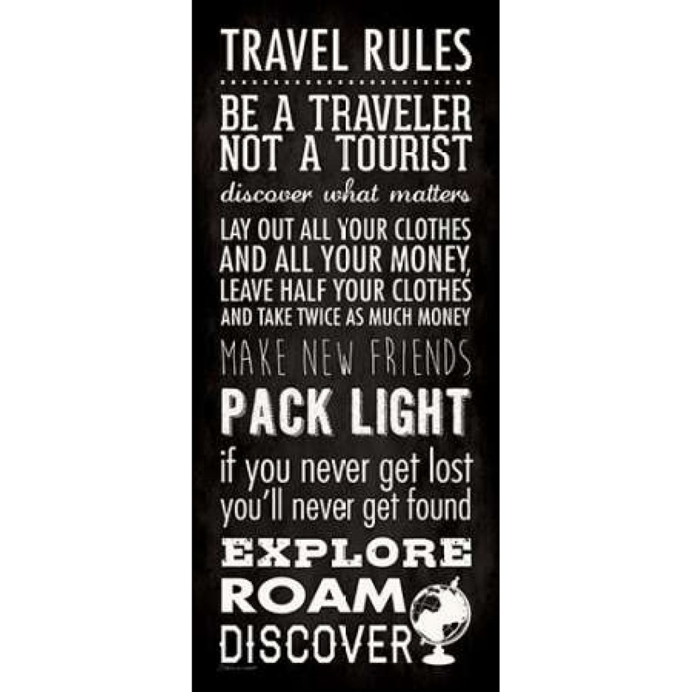 Travel Rules I Poster Print by Stephanie Marrott-VARPDXSM10575 Image 2