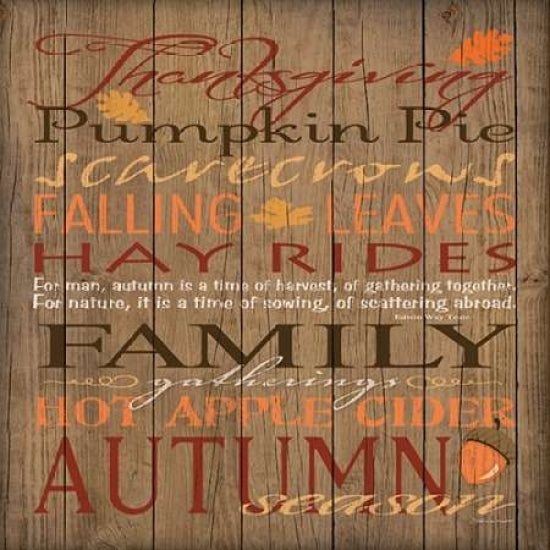 Thanksgiving I Poster Print by Stephanie Marrott-VARPDXSM10609 Image 1