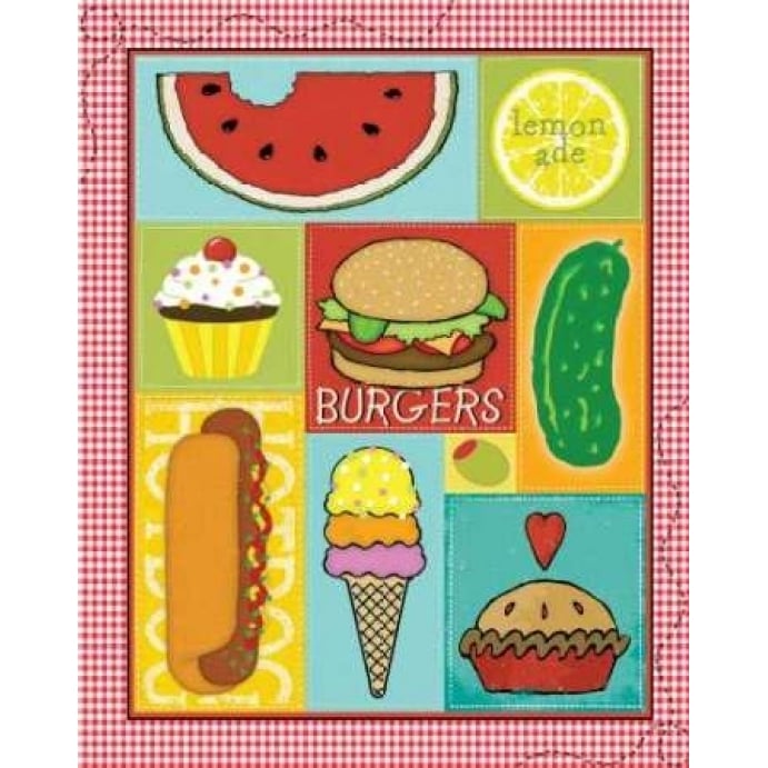 Picnic Food Poster Print by Stephanie Marrott-VARPDXSM10844 Image 1