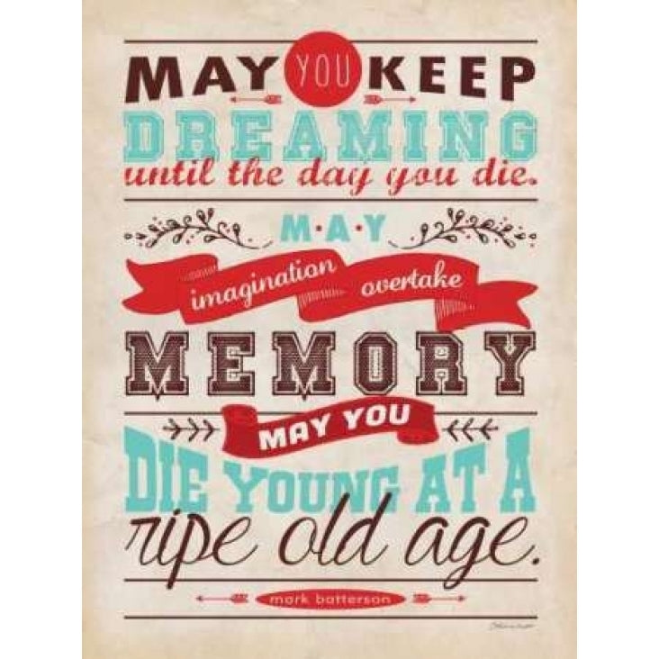 Keep Dreaming Poster Print by Stephanie Marrott-VARPDXSM11070 Image 1