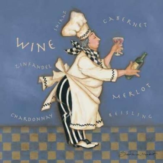 Wine Chef Poster Print by Stephanie Marrott-VARPDXSM136 Image 2