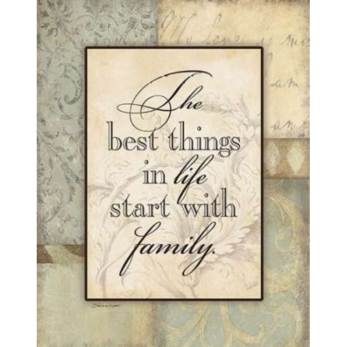 Start With Family Poster Print by Stephanie Marrott-VARPDXSM1512039 Image 1