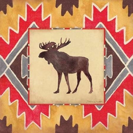 Moose Blanket Poster Print by Stephanie Marrott-VARPDXSM15640 Image 2