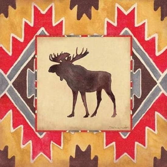 Moose Blanket Poster Print by Stephanie Marrott-VARPDXSM15640 Image 1