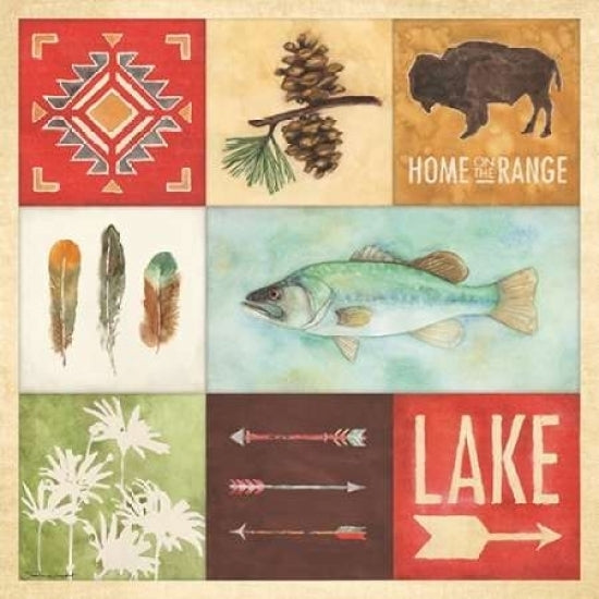 Lodge Collage I Poster Print by Stephanie Marrott-VARPDXSM15647 Image 2