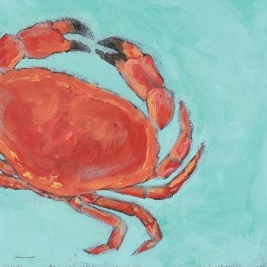 Crab Poster Print by Stephanie Marrott-VARPDXSM15676 Image 2