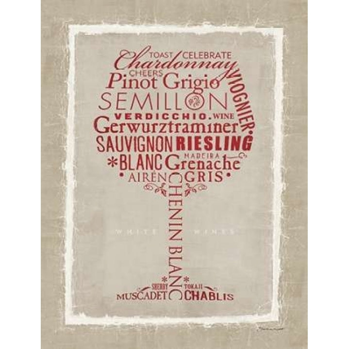 White Wine Poster Print by Stephanie Marrott-VARPDXSM15762 Image 1