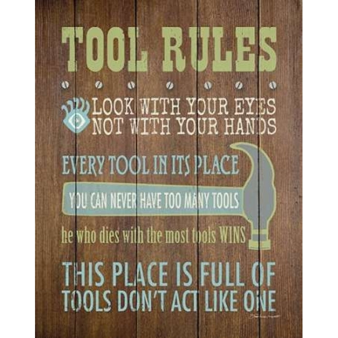 Tool Rules IV Poster Print by Stephanie Marrott-VARPDXSM158027 Image 1