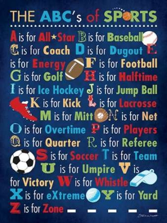 Sports Poster Print by Stephanie Marrott-VARPDXSM159001 Image 1