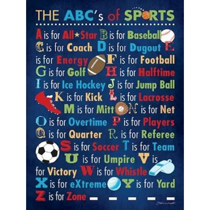 Sports Poster Print by Stephanie Marrott-VARPDXSM159001 Image 2