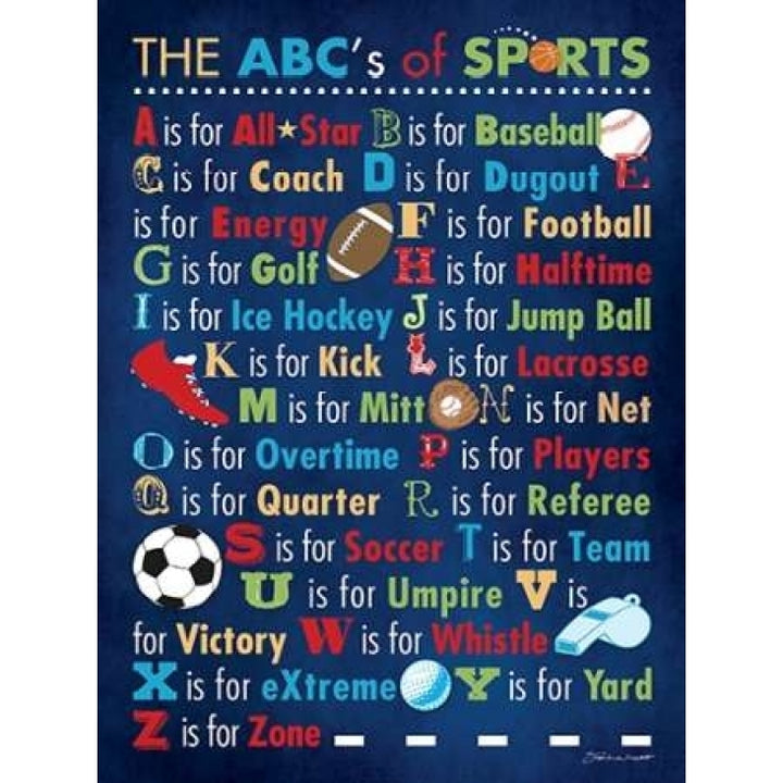 Sports Poster Print by Stephanie Marrott-VARPDXSM159001 Image 2