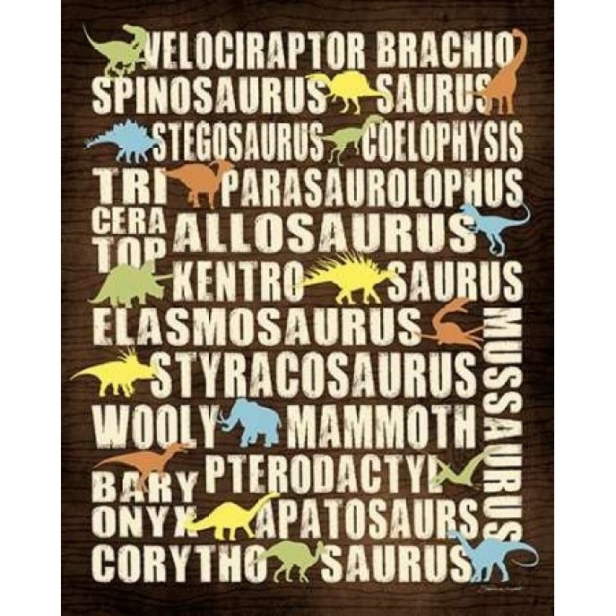 Dinosaurs Poster Print by Stephanie Marrott-VARPDXSM1601080 Image 1