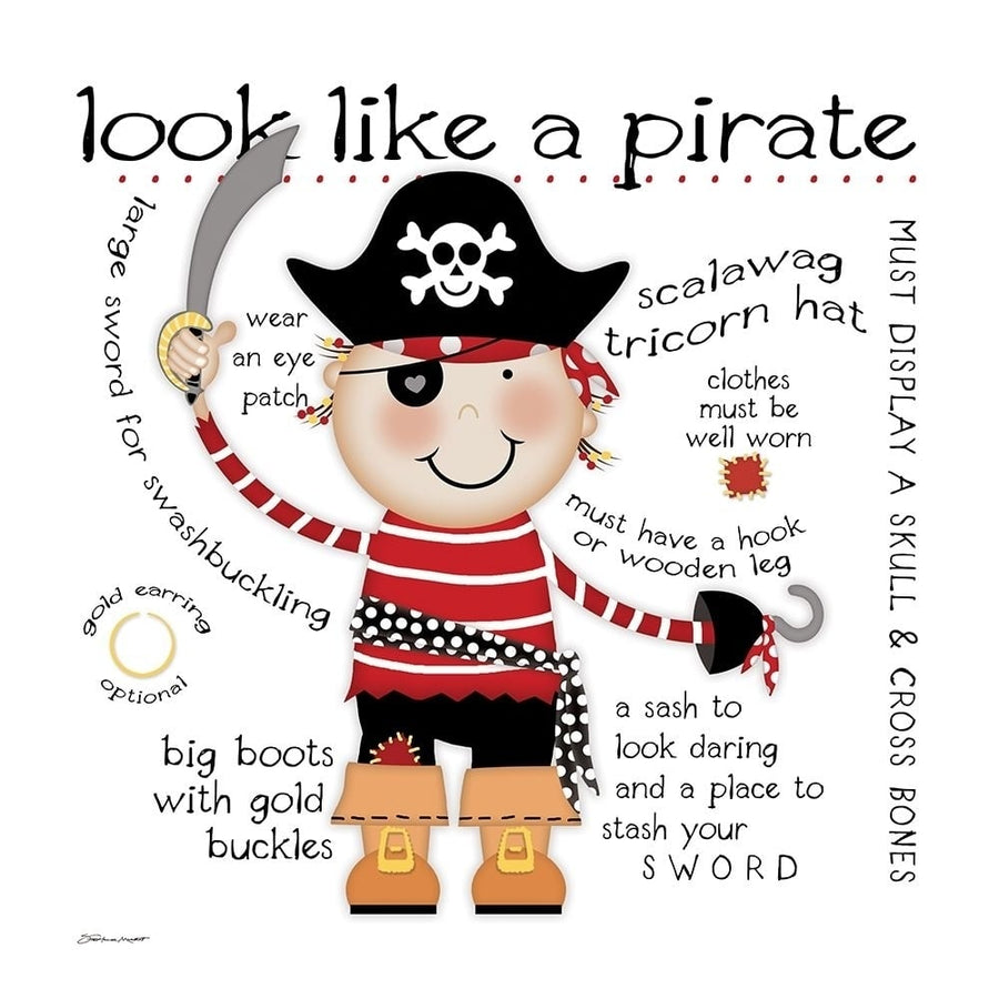 Like A Pirate Poster Print by Stephanie Marrott-VARPDXSM1602064 Image 1