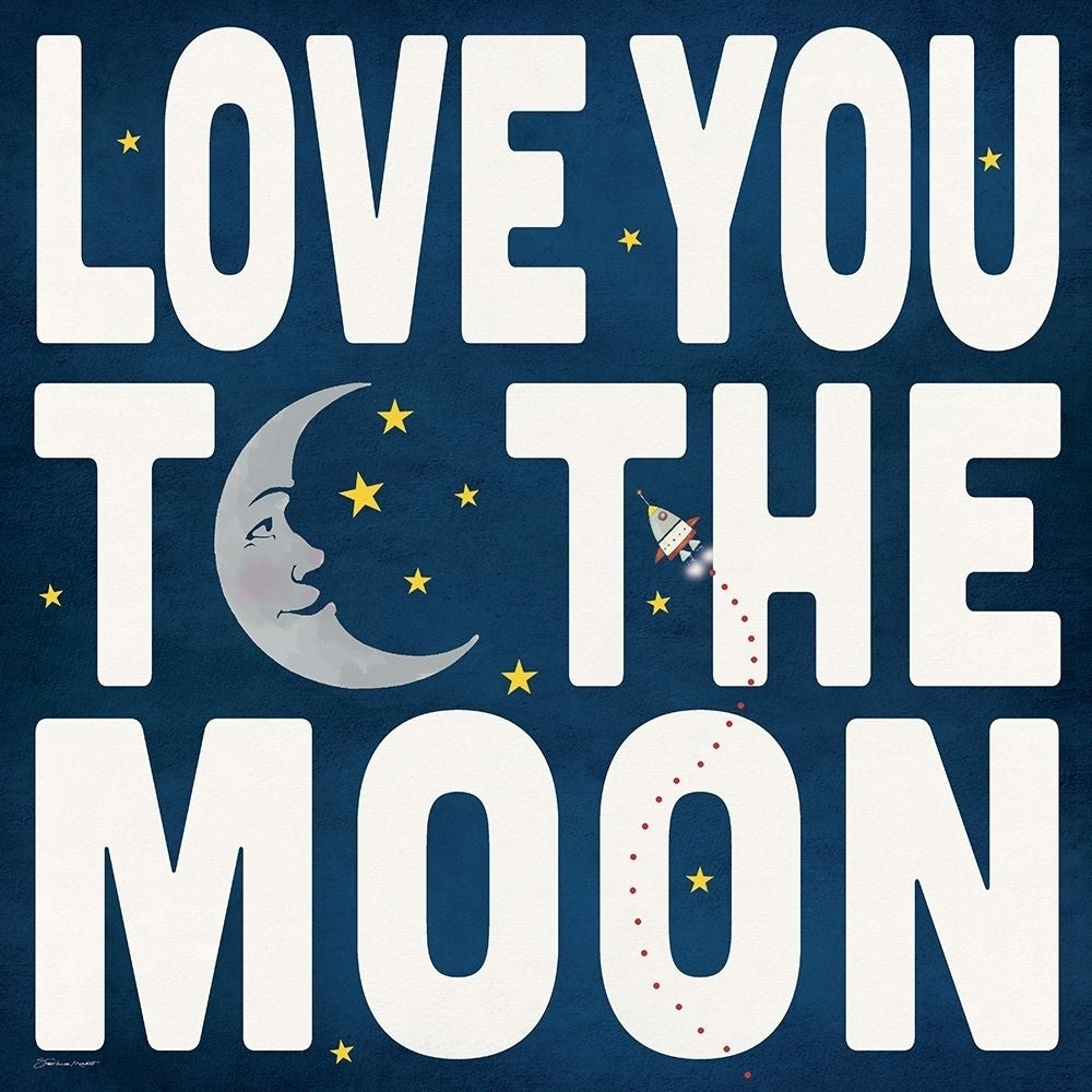 To the Moon Poster Print by Stephanie Marrott-VARPDXSM1612012 Image 1