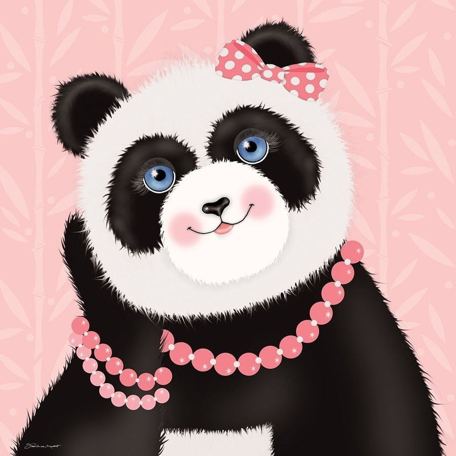 Glamour Panda Poster Print by Stephanie Marrott-VARPDXSM1706013 Image 1