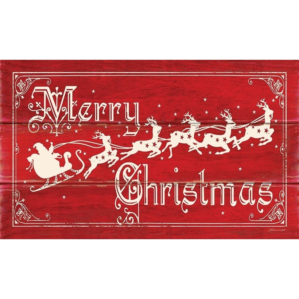 Merry Christmas Poster Print by Stephanie Marrott-VARPDXSM1711014 Image 1