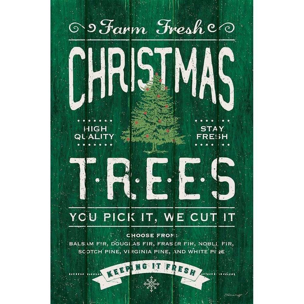 Christmas Trees Poster Print by Stephanie Marrott-VARPDXSM1801005 Image 1