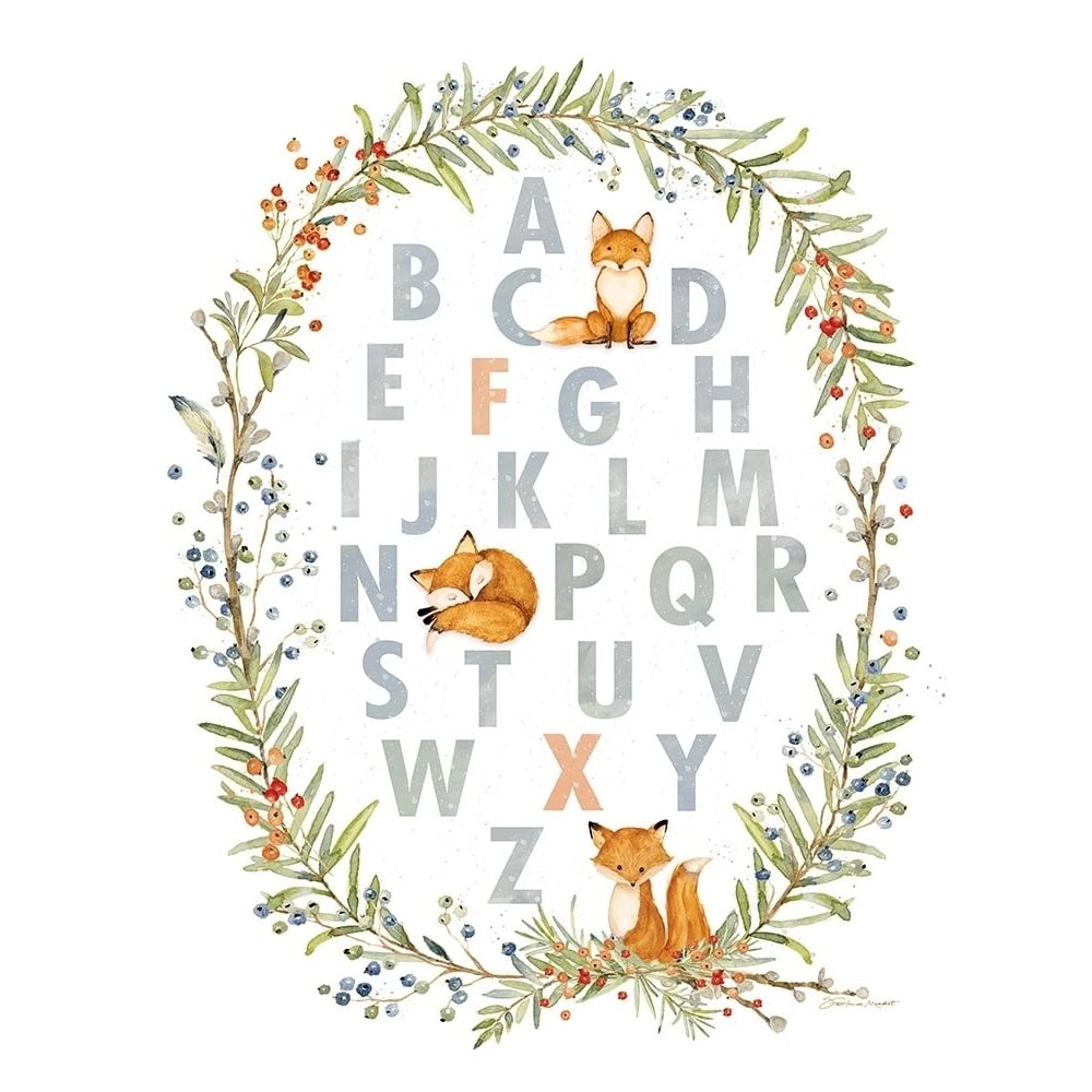 Fox ABCs Poster Print by Stephanie Marrott-VARPDXSM1801039 Image 1