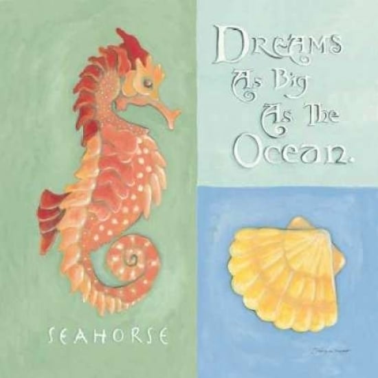 Dreams as Big as the Ocean Poster Print by Stephanie Marrott-VARPDXSM337 Image 1