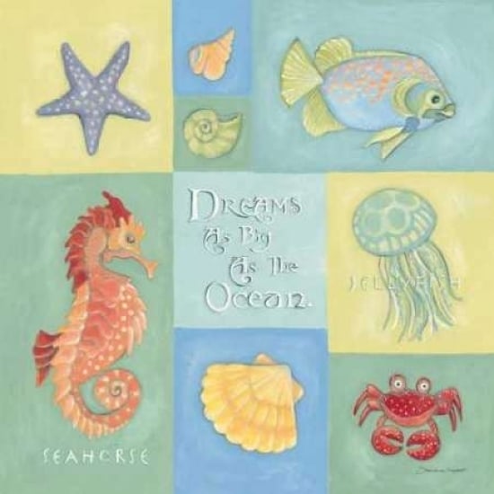 Dreams as Big as the Ocean Poster Print by Stephanie Marrott-VARPDXSM332 Image 1