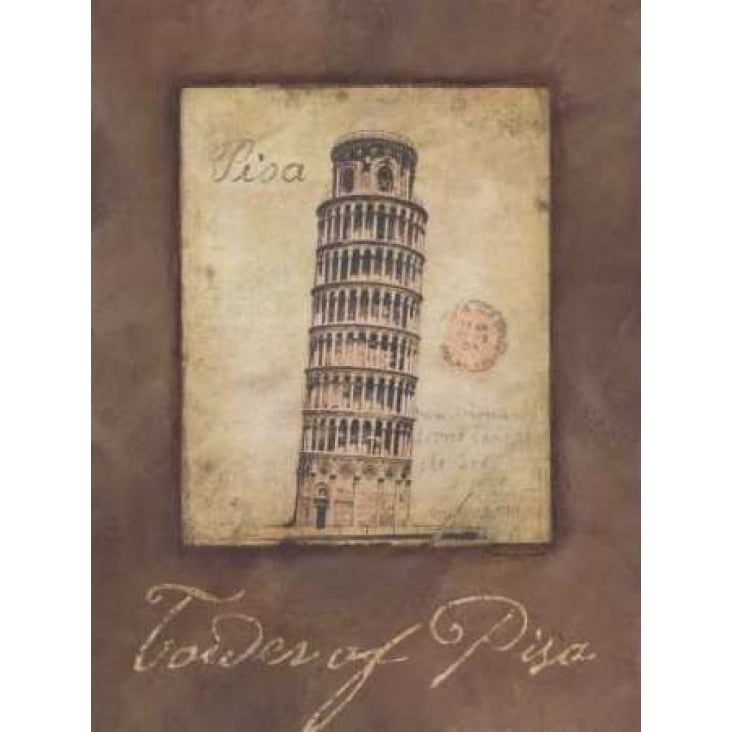 Tower of Pisa Poster Print by Stephanie Marrott-VARPDXSM6490 Image 2