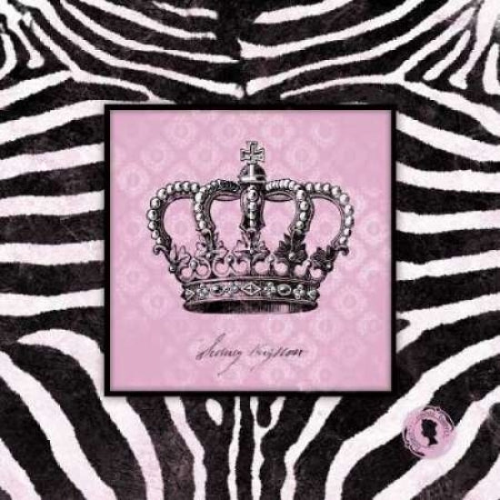 Zebra Crown I Poster Print by Stephanie Marrott-VARPDXSM7716 Image 2