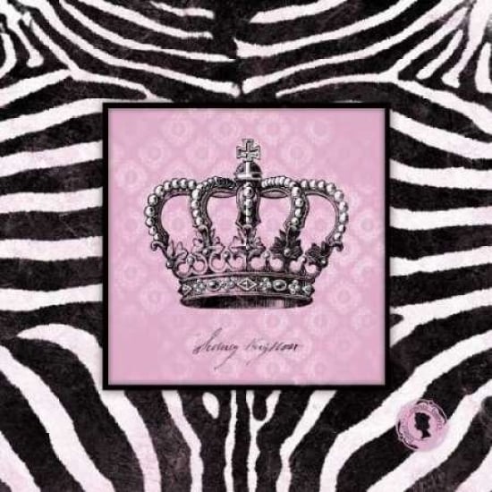 Zebra Crown I Poster Print by Stephanie Marrott-VARPDXSM7716 Image 1