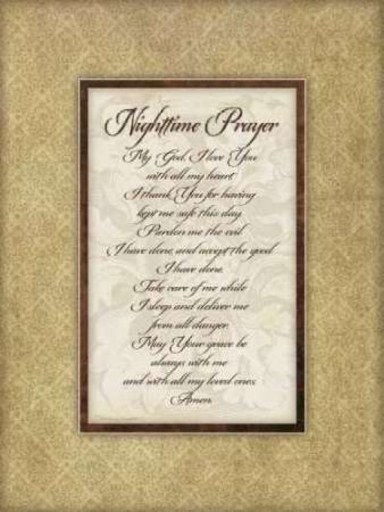 Nighttime Prayer Poster Print by Stephanie Marrott-VARPDXSM7970 Image 1