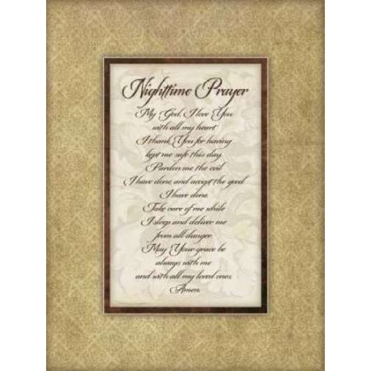 Nighttime Prayer Poster Print by Stephanie Marrott-VARPDXSM7970 Image 1