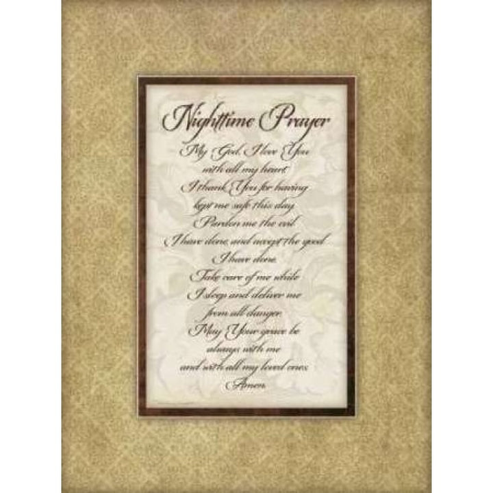 Nighttime Prayer Poster Print by Stephanie Marrott-VARPDXSM7970 Image 1