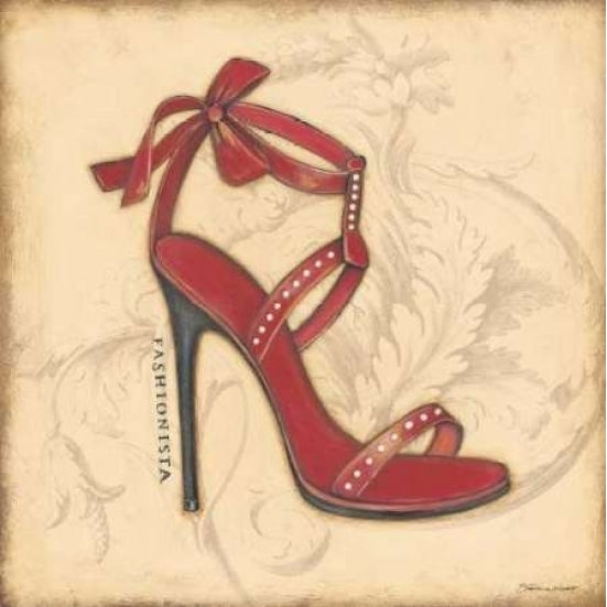 Fashionista Red Heel Poster Print by Stephanie Marrott-VARPDXSM8267 Image 1