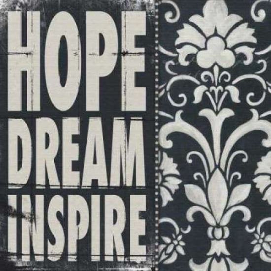 Hope Dream Inspire Poster Print by Stephanie Marrott-VARPDXSM8537 Image 1