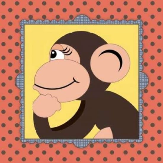 Monkey Face II Poster Print by Stephanie Marrott-VARPDXSM8584 Image 1